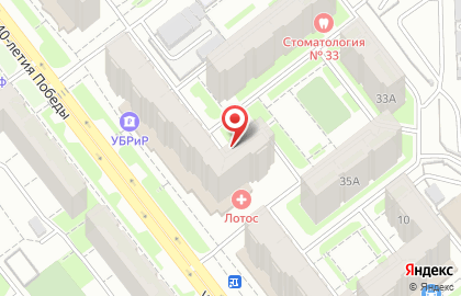 Тутти-Фрутти на улице 40-летия Победы на карте