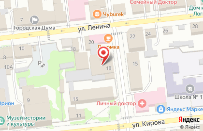 КанцПарк на улице Робеспьера на карте