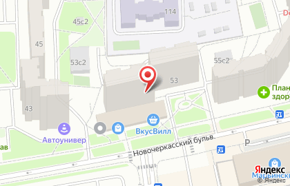 Реставратор на Новочеркасском бульваре на карте
