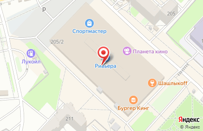 Торгово-развлекательный центр Ривьера на Советской улице на карте