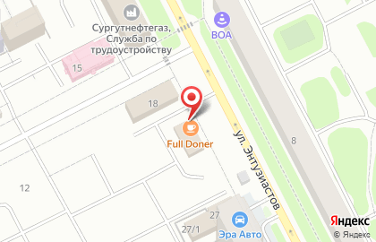 Киоск фастфудной продукции Dr. Мясо на улице Энтузиастов на карте