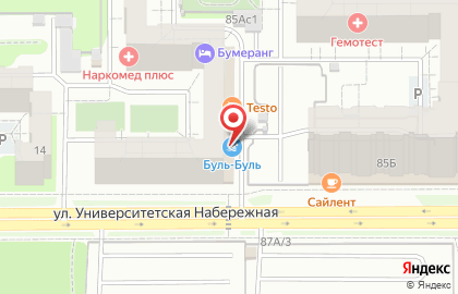 Центр детского плавания Буль-Буль на улице Братьев Кашириных на карте