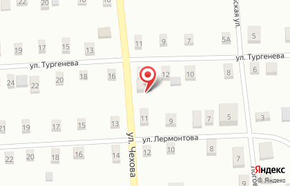 Магазин Калинка на улице Тургенева на карте