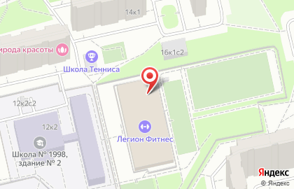 Спортивный клуб Легион на улице Борисовские Пруды на карте