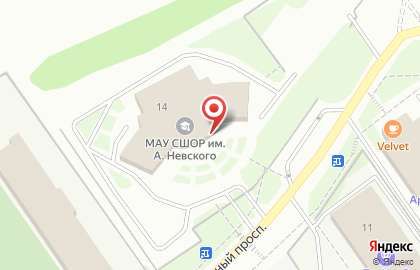 NevskyTeam на Молодёжном проспекте на карте