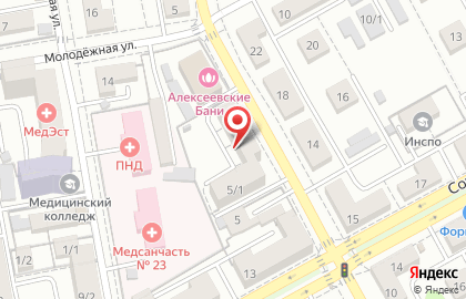 Стоматологический кабинет в Краснодаре на карте