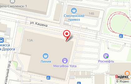 Фирменный салон Мегафон в Заднепровском районе на карте