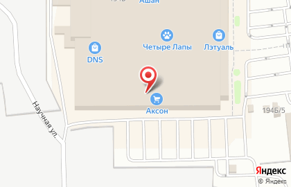 Гипермаркет стройматериалов и товаров для дома Аксон на Советской улице на карте