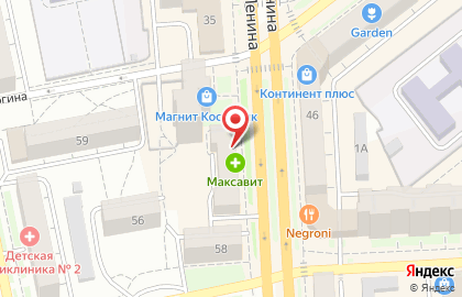 Микрокредитная компания КВ Пятый Элемент Деньги на проспекте Ленина на карте