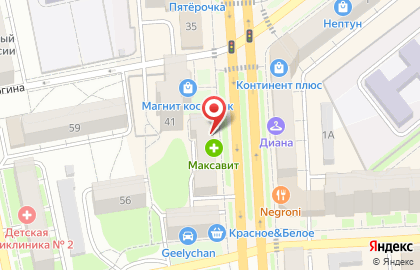 Аптека Максавит в Коврове на карте