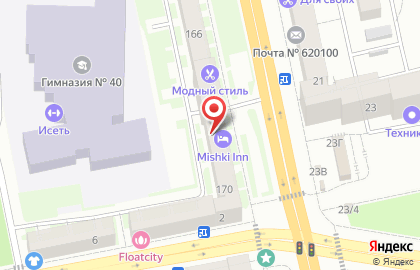 Хостел Mishki inn на карте