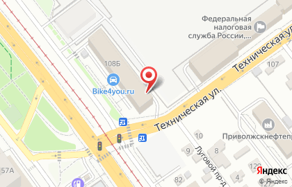 Поволжский банк Сбербанка России, ОАО, Саратовское отделение №8622 на Технической улице на карте