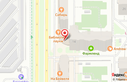 Супермаркет Метрополис в Курчатовском районе на карте