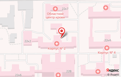 Кузбасская клиническая больница им. С.В. Беляева на карте