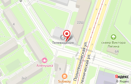 Транспортная компания ТФ Логистика на Политехнической улице на карте