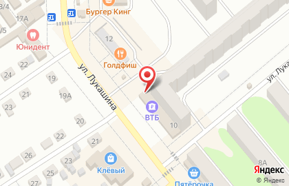 Магазин продуктов Еда в Щёкино на карте