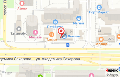 Сервисный центр по ремонту мобильных телефонов и компьютеров It на улице Академика Сахарова на карте