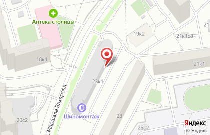 Гаражно-строительный кооператив, Дирекция строительства и эксплуатации объектов гаражного назначения на улице Маршала Захарова на карте