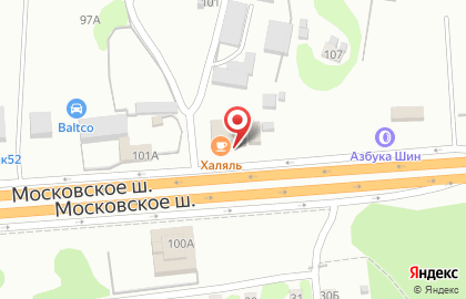 Мотель в Нижнем Новгороде на карте