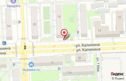 Продуктовый магазин в Челябинске на карте