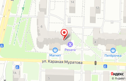 Продовольственный магазин Клён на улице Караная Муратова на карте