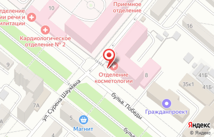 Аптека Орелфармация на бульваре Победы на карте