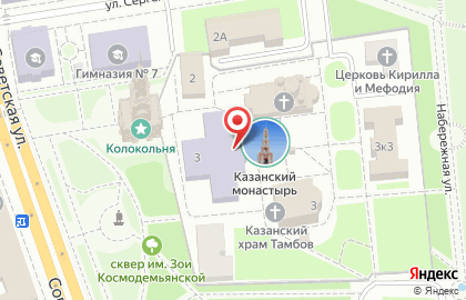 ТГМПИ на Советской улице на карте