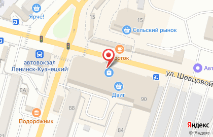 Мебельный салон Kraft в Ленинск-Кузнецком на карте