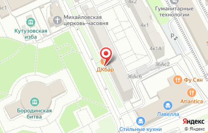 Компания по разработке дизайнерских штор на Кутузовском проезде на карте