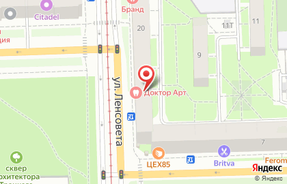 Интернет-магазин Академия кукол на улице Ленсовета на карте