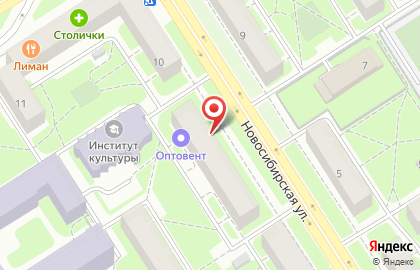 ЕвроКлимат на Новосибирской улице на карте