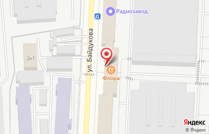 Банкомат ВТБ на улице Байдукова на карте