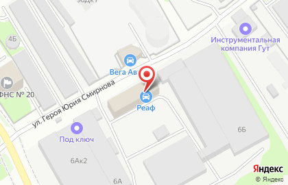 Производственная компания в Автозаводском районе на карте