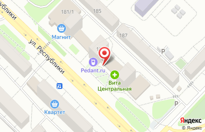 Агентство недвижимости Сова в Тюмени на карте