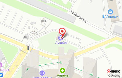 Автомойка Лукойл-ликард в Верх-Исетском районе на карте