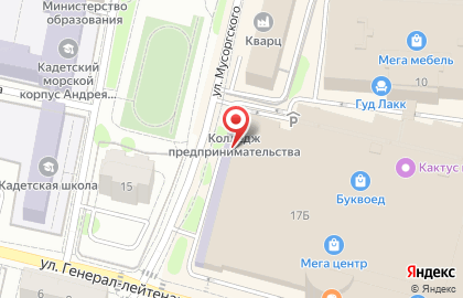 Фабрика мебели Olmar в Калининграде на карте