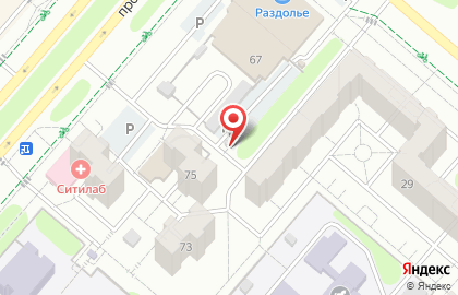 Автостоянка в Казани на карте
