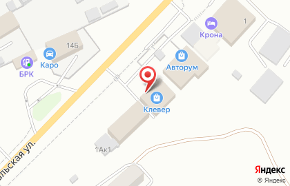 Торговая компания Залан в Октябрьском районе на карте