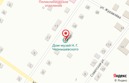 Музей им. Н.Г. Чернышевского на карте