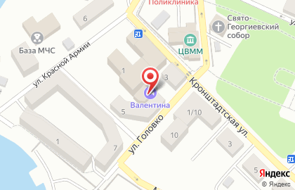 Гостевой дом Валентина в Калининграде на карте