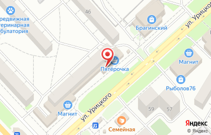 Банкомат ВТБ на улице Урицкого, 50 на карте