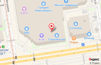 Картинг-клуб К54 в Центральном районе на карте