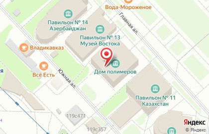 Клинок на метро ВДНХ на карте