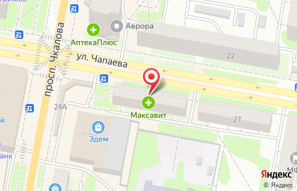 Ладушка на улице Чапаева на карте