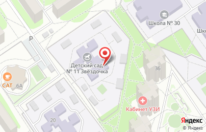 Центр развития ребенка Детский сад №11, Звездочка на карте