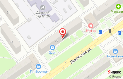 Стоматология Идеал-Дент на Львовской улице на карте