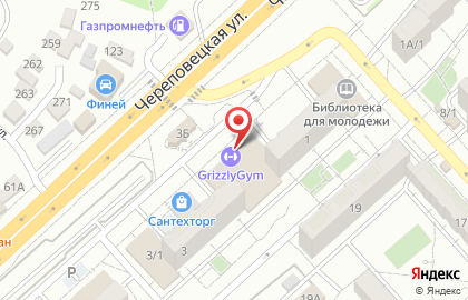 Магазин Красное & Белое в Волгограде на карте