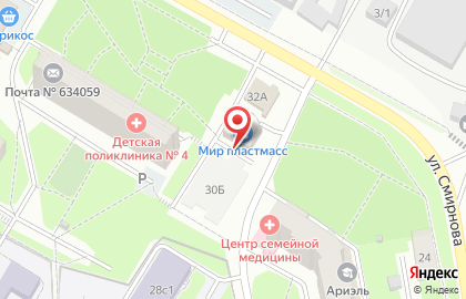 УралЗапчасть на улице Смирнова на карте