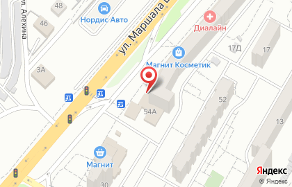 Парикмахерская Камелия в Краснооктябрьском районе на карте
