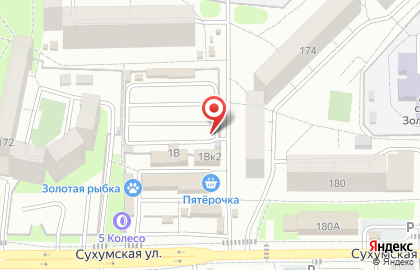 Автостоянка в Пензе на карте